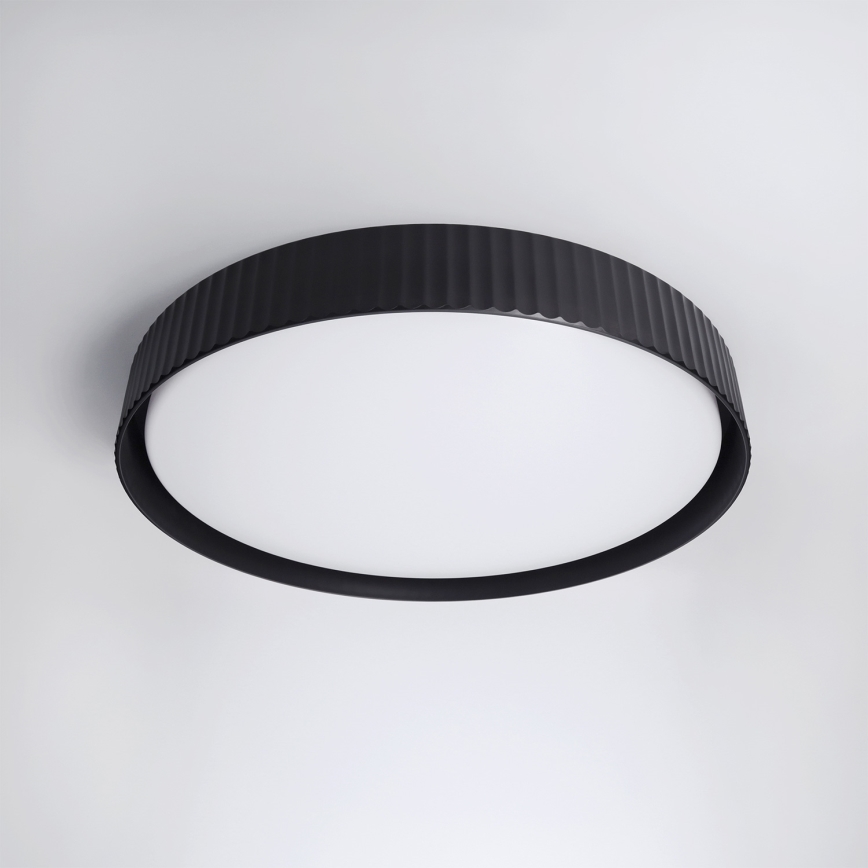 Brilagi - Plafoniera LED dimmerabile LUCIA LED/60W/230V 3000-6500K Ø 59 cm nera + telecomando