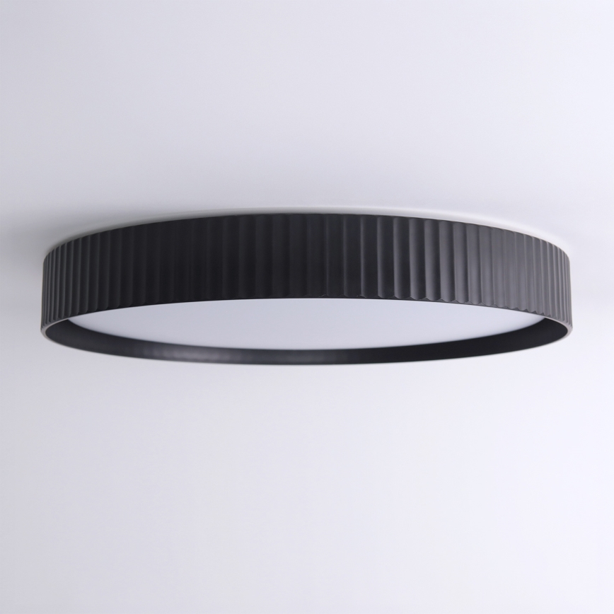 Brilagi - Plafoniera LED dimmerabile LUCIA LED/60W/230V 3000-6500K Ø 59 cm nera + telecomando
