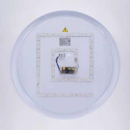 Brilagi - Plafoniera LED dimmerabile LUCIA LED/60W/230V 3000-6500K Ø 59 cm nera + telecomando