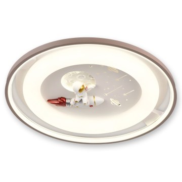 BRILAGI - Plafoniera dimmerabile per bambini ASTRO LED/75W/230V 3000-6000K Ø 50 cm + telecomando
