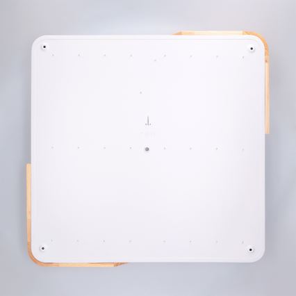 Brilagi - Plafoniera LED dimmerabile PILANA LED/60W/230V 3000-6500K rovere/bianco 56x56 cm + telecomando