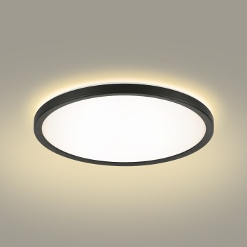 Brilagi - Plafoniera dimmerabile RGBW ULTRA SLIM LED/18W/230V 2700-6500K diametro 30 cm nero + telecomando