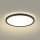 Brilagi - Plafoniera dimmerabile RGBW ULTRA SLIM LED/18W/230V 2700-6500K diametro 30 cm nero + telecomando