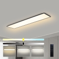 Brilagi - Plafoniera dimmerabile SLIMFRAME LED/58W/230V 120x30 cm 3000-6000K nera + telecomando