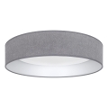 Brilagi - Plafoniera dimmerabile VELVET SMARTIX STARS LED/36W/230V 3000-6000K Ø 55 cm grigio Wi-Fi Tuya Beacon + telecomando