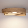 BRILAGI - Plafoniera dimmerabile VELVET TWIST LED/36W/230V 3000-6000K Ø 65 cm Wi-Fi Tuya Beacon beige + telecomando