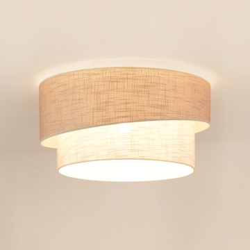 Brilagi - Plafoniera DOVER SHINE 1xE27/15W/230V diametro 50 cm grigio/color crema