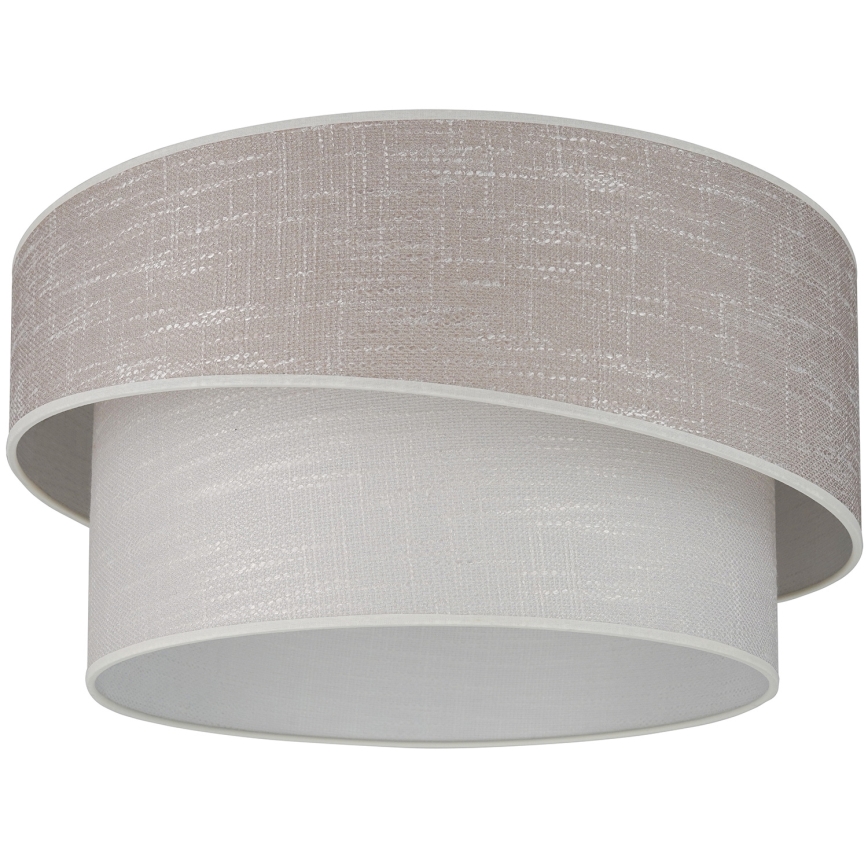 Brilagi - Plafoniera DOVER SHINE 1xE27/15W/230V diametro 50 cm grigio/color crema