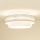 Brilagi - Plafoniera DOVER SPACE LED/12W/230V diametro 50 cm 3000K/4000K/6400K grigio/color crema