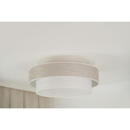Brilagi - Plafoniera DOVER SPACE LED/12W/230V diametro 50 cm 3000K/4000K/6400K grigio/color crema