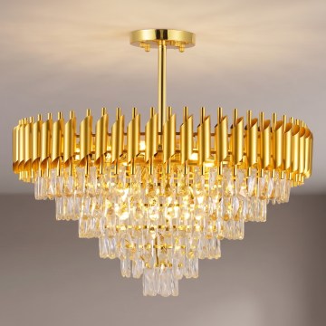 BRILAGI - Plafoniera ECLIPSE 12xE14/10W/230V Ø 78 cm dorata