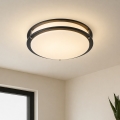 Brilagi - Plafoniera ELARO 4xE27/40W/230V Ø 41 cm, nera