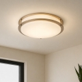 Brilagi - Plafoniera ELARO 4xE27/40W/230V Ø 41 cm oro