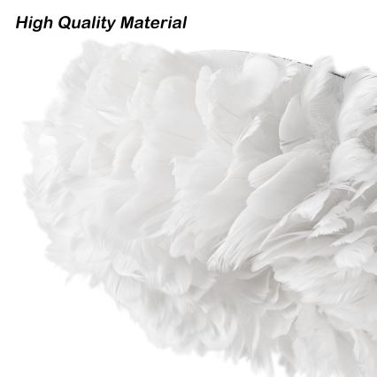 Brilagi - Plafoniera FEATHER 3xE27/40W/230V Ø 40 cm bianca