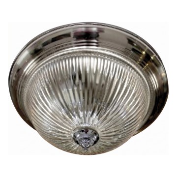 Brilagi - Plafoniera FRESCO 2xE27/40W/230V Ø 28 cm cromo lucido