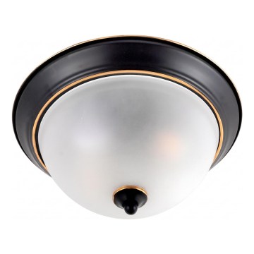 BRILAGI - Plafoniera FRESCO 2xE27/40W/230V Ø 28 cm nero/oro
