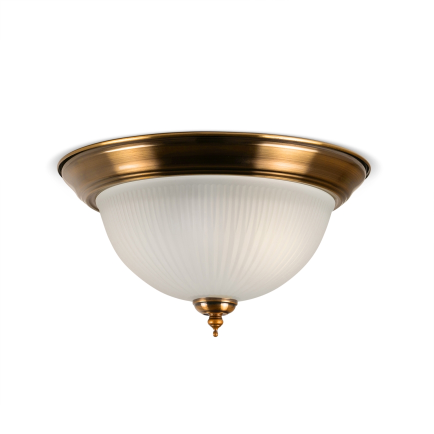 BRILAGI - Plafoniera FRESCO 2xE27/40W/230V Ø 28 cm ottone