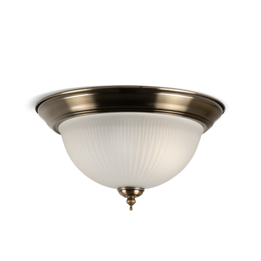 BRILAGI - Plafoniera FRESCO 2xE27/40W/230V Ø 28 cm ottone