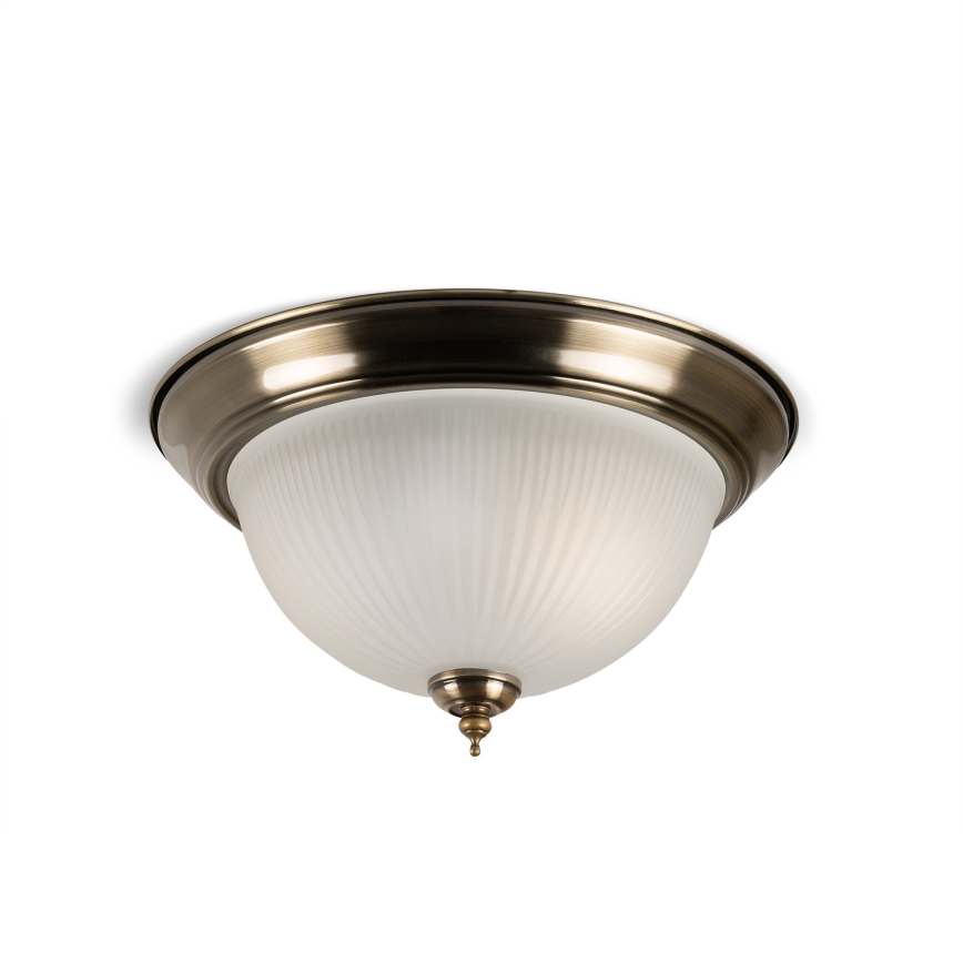 BRILAGI - Plafoniera FRESCO 2xE27/40W/230V Ø 28 cm ottone