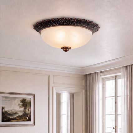 BRILAGI - Plafoniera FRESCO 2xE27/40W/230V Ø 30 cm bronzo