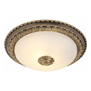 Brilagi - Plafoniera FRESCO 2xE27/40W/230V Ø 30 cm ottone
