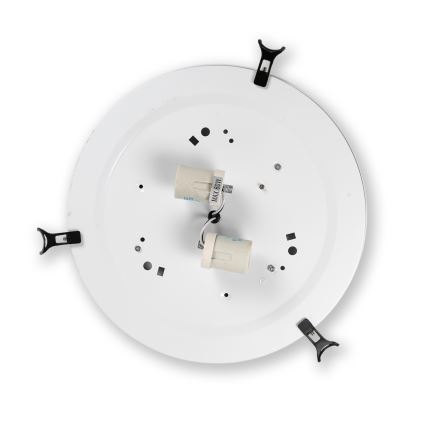 Brilagi - Plafoniera in stile Tiffany in vetro colorato IVORY 2xE27/60W/230V Ø 40 cm
