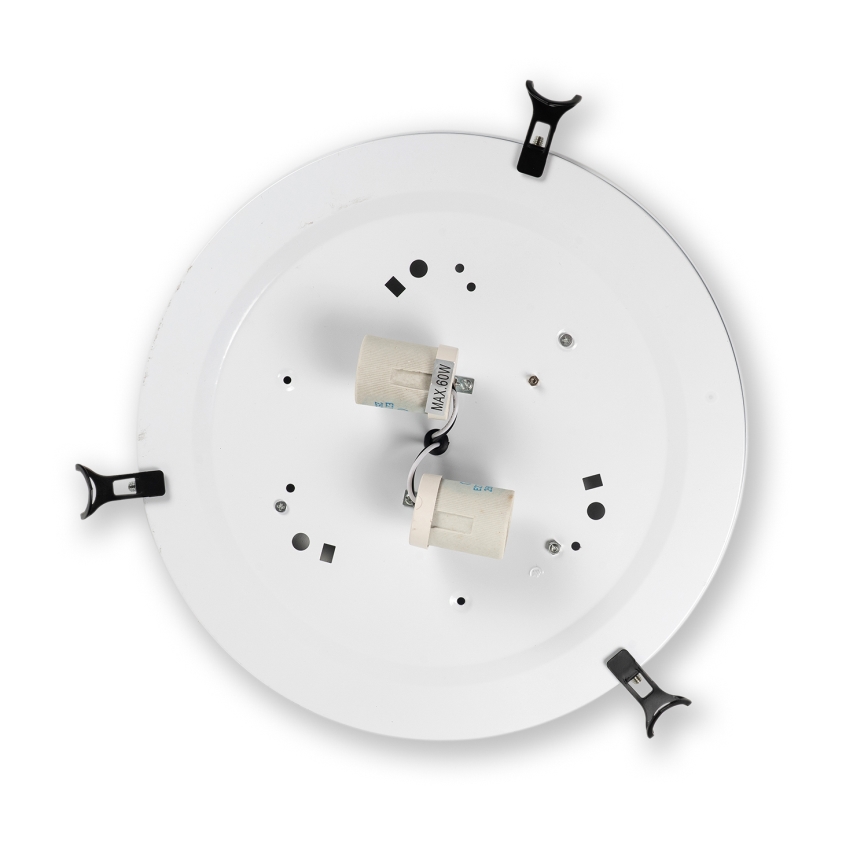 Brilagi - Plafoniera in stile Tiffany in vetro colorato IVORY 2xE27/60W/230V Ø 40 cm