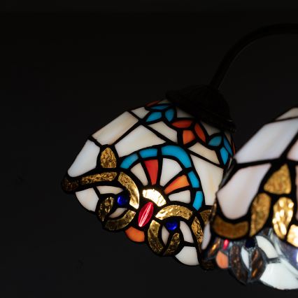 Brilagi - plafoniera in stile Tiffany in vetro colorato MIRABELLA 5xE27/60W/230V Ø 60 cm