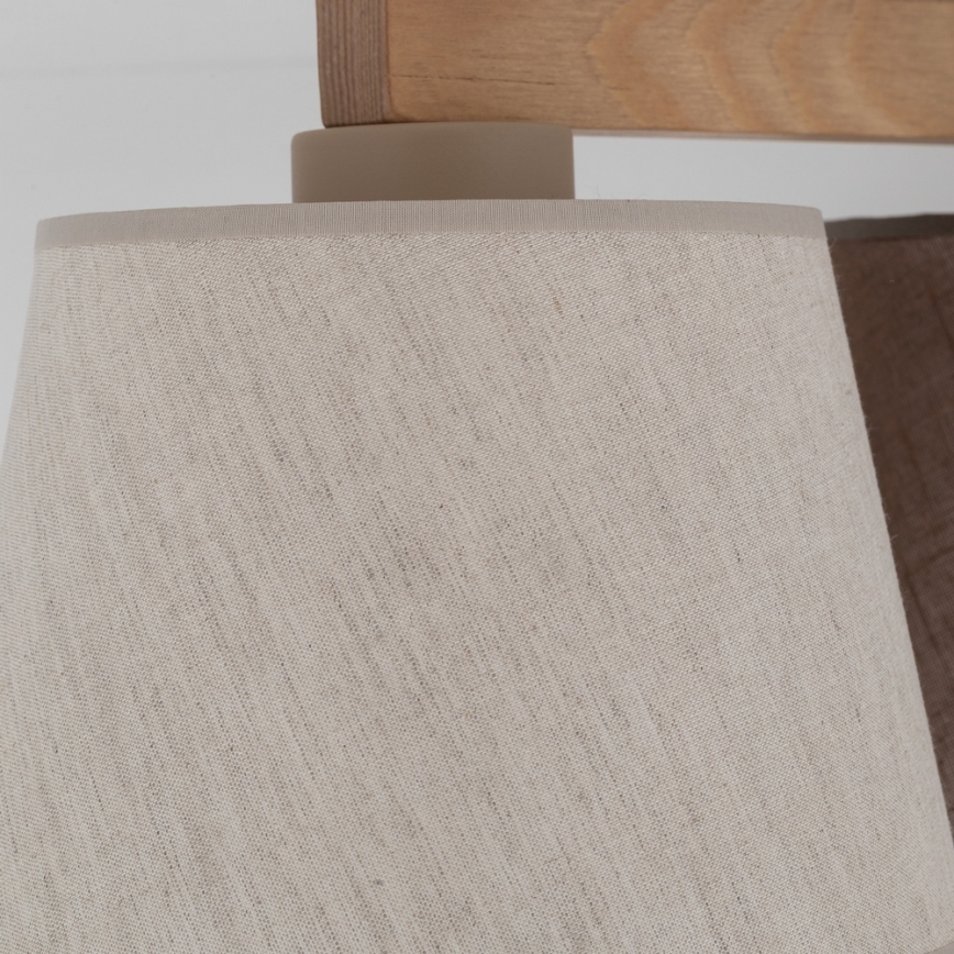 Brilagi - Plafoniera LATTE 3xE27/15W/230V pino/misto