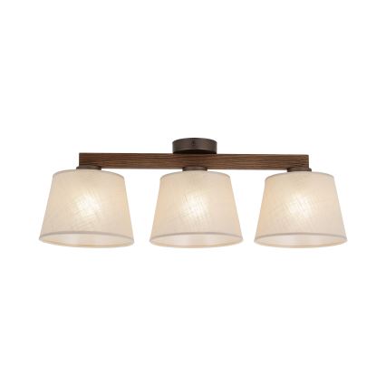 Brilagi - Plafoniera LATTE 3xE27/60W/230V pino/beige