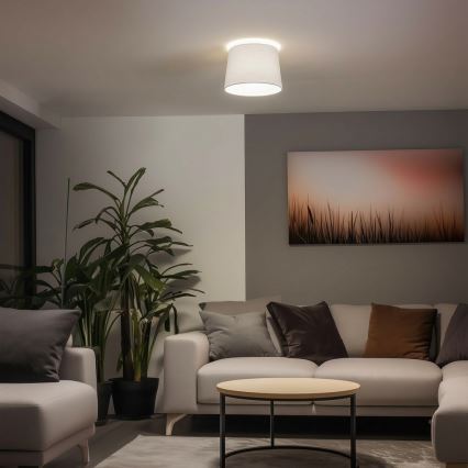 Brilagi - Plafoniera LED a montaggio superficiale CERIA 1xE27/40W/230V Ø 30 cm bianco