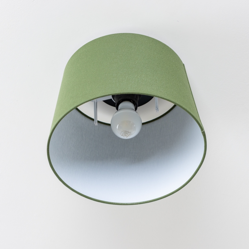 Brilagi - Plafoniera LED a montaggio superficiale CERIA 1xE27/40W/230V Ø 30 cm verde