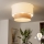 Brilagi - Plafoniera LED a montaggio superficiale CERIA 1xE27/40W/230V Ø 50 cm bianco/beige