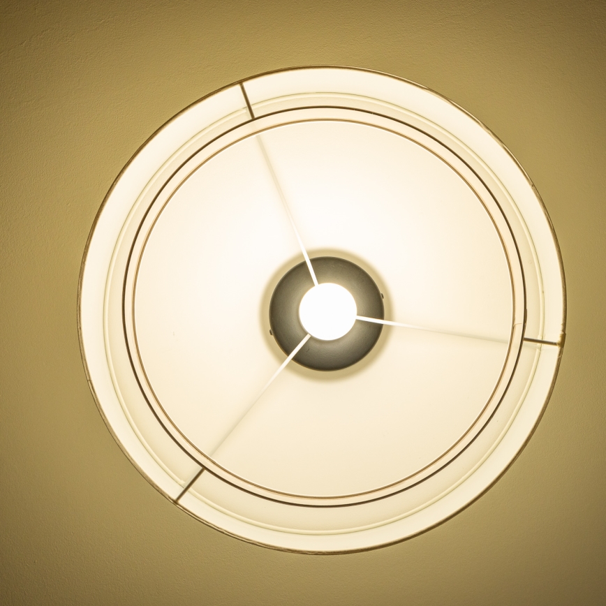 Brilagi - Plafoniera LED a montaggio superficiale CERIA 1xE27/40W/230V Ø 50 cm bianco/beige