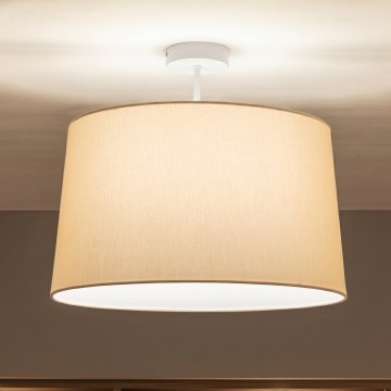 Brilagi - Plafoniera LED a montaggio superficiale CERIA 1xE27/60W/230V diam. 45 cm bianco/beige