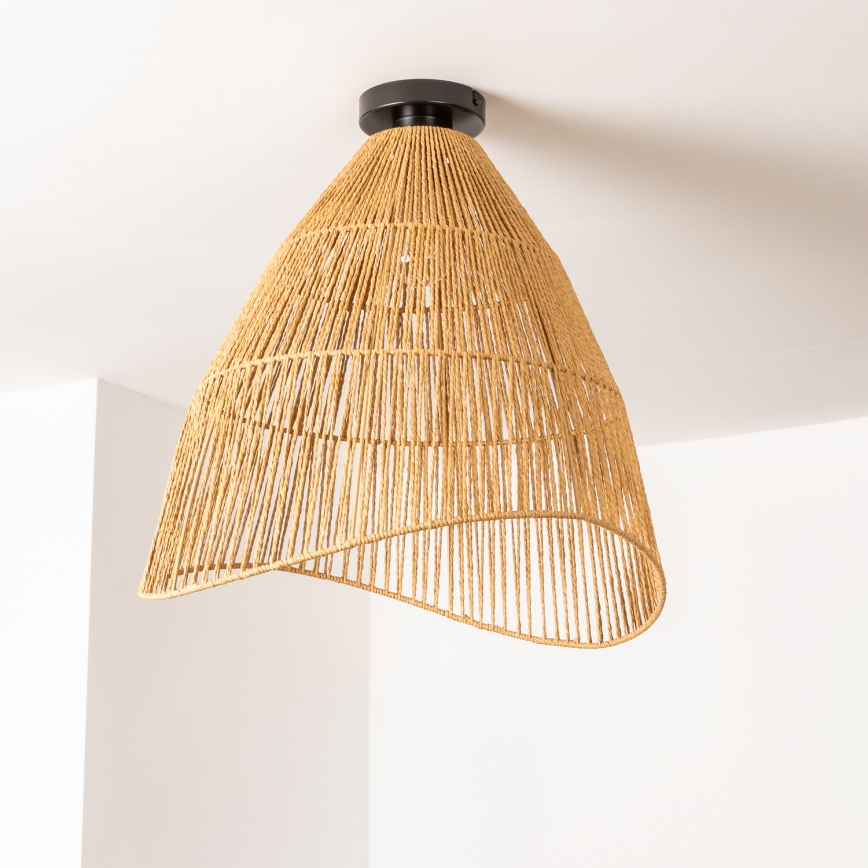 Brilagi - Plafoniera LED a montaggio superficiale CERIA BOHO 1xE27/40W/230V ø 70 cm marrone