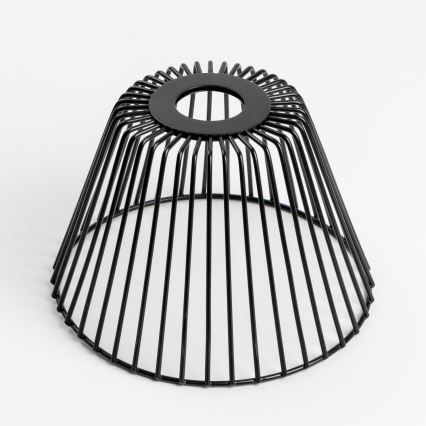 Brilagi - Plafoniera LED a montaggio superficiale CERIA WIRE 1xE27/40W/230V Ø 80 cm nero/rovere