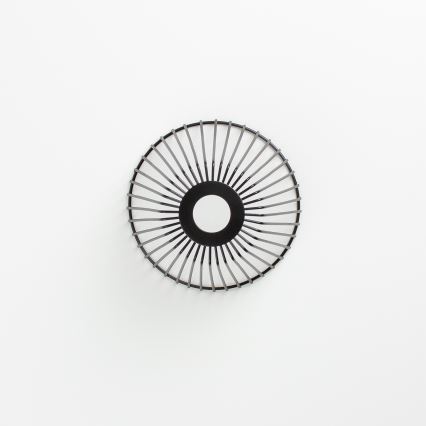 Brilagi - Plafoniera LED a montaggio superficiale CERIA WIRE 1xE27/40W/230V Ø 80 cm nero/rovere