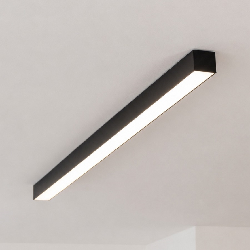 Brilagi - Plafoniera LED a montaggio superficiale FULLDAY LED/20/30/40W/230V 2700/4000/6000K 120 cm nera