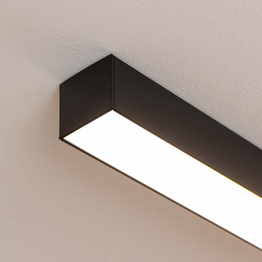 Brilagi - Plafoniera LED da soffitto a montaggio superficiale FULLDAY LED/20/30/40W/230V 2700/4000/6000K 120 cm UGR19 nero