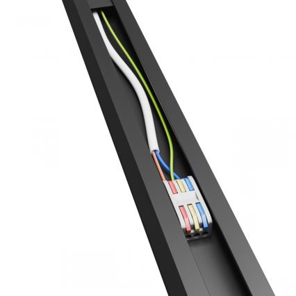 Brilagi - Plafoniera LED da soffitto a montaggio superficiale FULLDAY LED/20/30/40W/230V 2700/4000/6000K 120 cm UGR19 nero