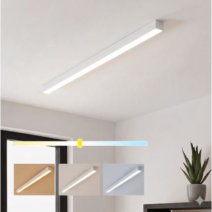 Brilagi - Plafoniera LED a montaggio superficiale FULLDAY LED/30/40/50W/230V 2700/4000/6000K 150 cm bianca