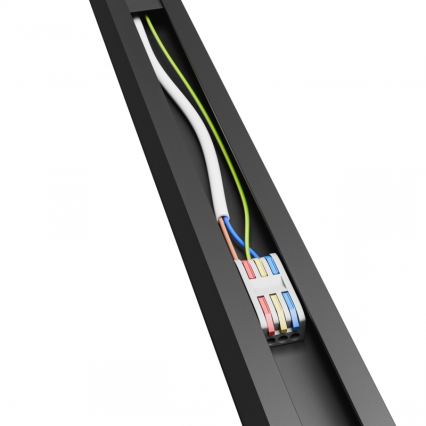 Brilagi - Plafoniera LED a montaggio superficiale FULLDAY LED/30/40/50W/230V 2700/4000/6000K 150 cm UGR19 nero