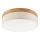 Brilagi - Plafoniera LED BELLADONNA LED/36W/230V diametro 40 cm crema/rovere