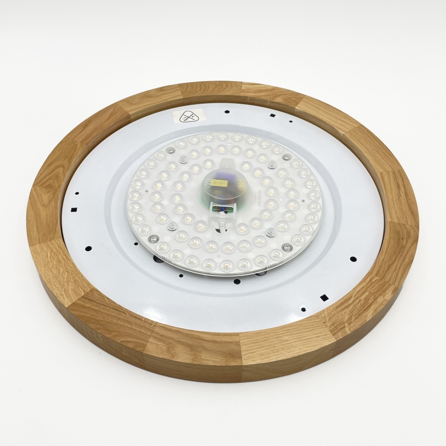 Brilagi - Plafoniera LED BELLADONNA LED/36W/230V diametro 40 cm crema/rovere