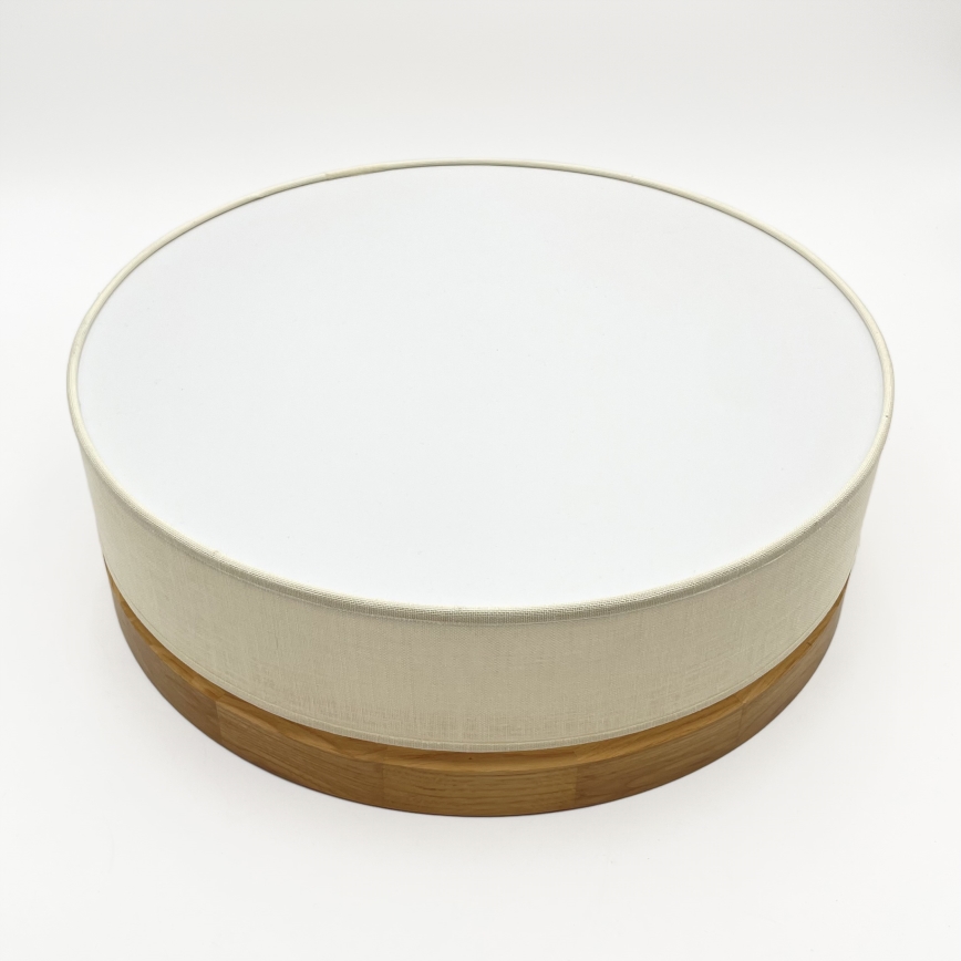 Brilagi - Plafoniera LED BELLADONNA LED/36W/230V diametro 40 cm crema/rovere