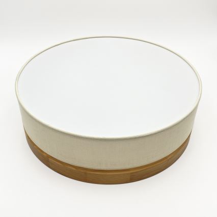 Brilagi - Plafoniera LED BELLADONNA LED/36W/230V Ø 40 cm crema/rovere