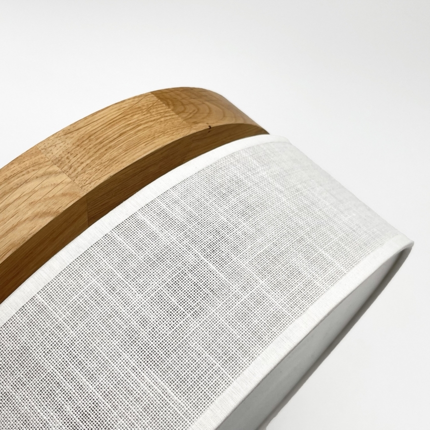 Brilagi - Plafoniera LED BELLADONNA LED/36W/230V Ø 50 cm bianco/rovere