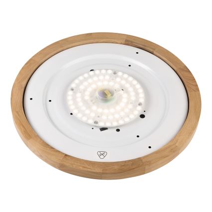 Brilagi - Plafoniera LED BELLADONNA LED/36W/230V Ø 50 cm bianco/rovere