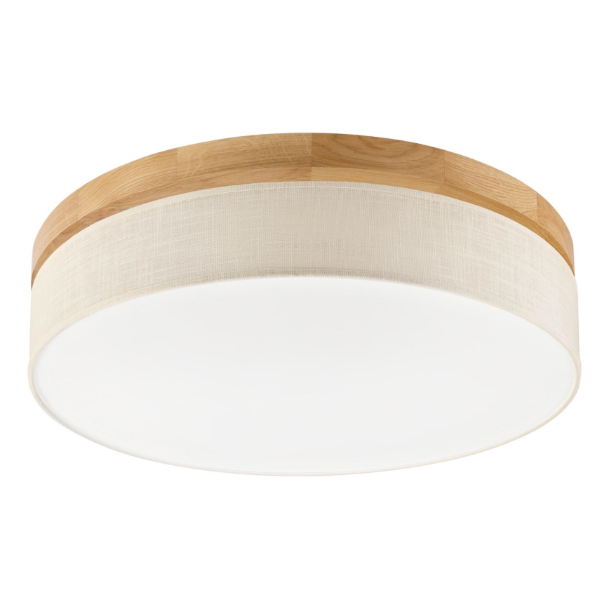 Brilagi - Plafoniera LED BELLADONNA LED/36W/230V Ø 50 cm crema/rovere